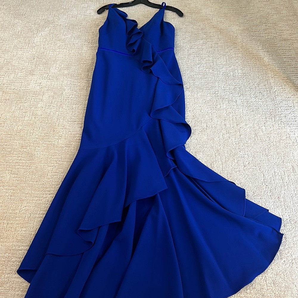 Beautiful blue Marchesa gown